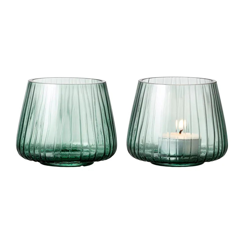 bitz Living Candlelight Kusintha Votive Height 7.5 cm 2 Pcs Green